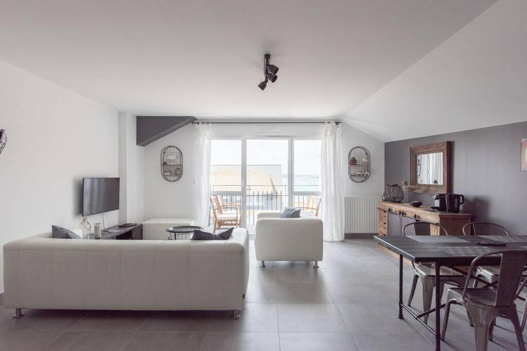Appartement 4 Etoiles Vue Mer Et Bord De Plage Chez Odette Saint-Malo Dış mekan fotoğraf